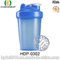 Recentemente 400ml plástico proteína Shaker garrafa (HDP-0302)